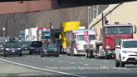 Capitol Cops 'Emergency Declaration' as Truckers Gather in DC Area