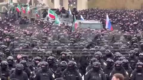 "Thousands of Chechen security officials" in Grozny preparing for deployment to Ukraine