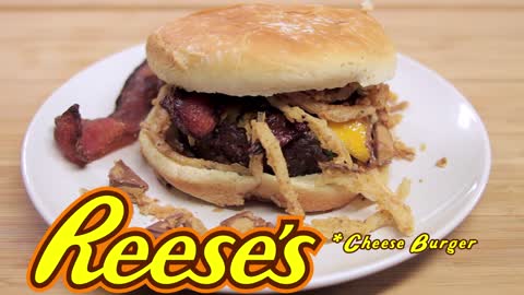 Reese's Peanut Butter Cup Bacon Cheeseburger, Decadence Incarnate
