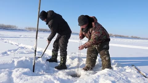 Ice fishing for a GIANT BURBOT in the COLDEST inhabited place