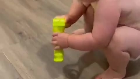 dog,cute baby playing with dog compilation,