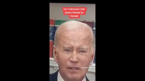 Yet another example of Fake Biden ..