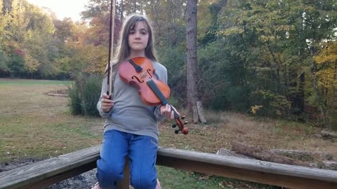 Shelby on fiddle - "Country Waltz" and "Red Haired Boy"