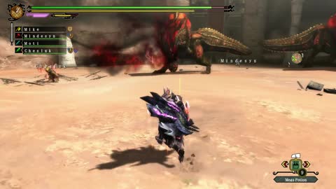Monster Hunter 3 Ultimate Online Double Savage Deviljho Event Quest (Recorded on 3/23/15)