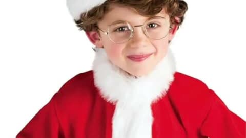 Baby kids Christmas dress Child Round Glasses