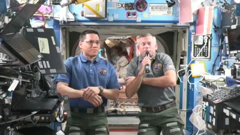 Space Station Crew Answers Chapel Hill, North Carolina, Student Questions -