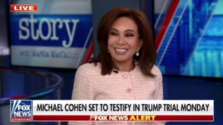 Judge Jeanine-nobody has put a finger on Donald Trump