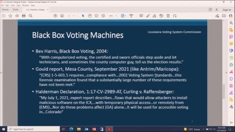 Voting Machine advocates, WHY ignore Military Veterans specializing in influence operations?