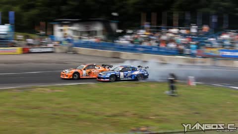 1000 hp car drifting downhill in Japan