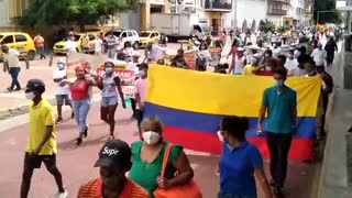 Marcha contra el gobierno de William Dau