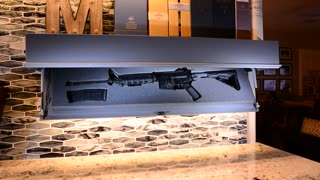 Concealed shelf rifle