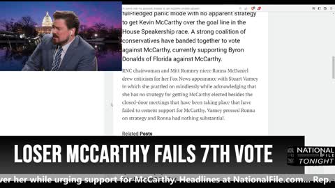 LOSER McCarthy FAILS For 7th TIME! Gaetz Votes For Trump!