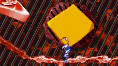 Earthworm Jim 2 (SNES) Secret Level_Cut