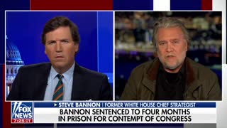 Steve Bannon sentenced to four months in prison, by Biden’s DOJ