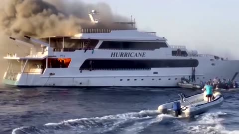 Three UK tourists missing after Red Sea boat fire