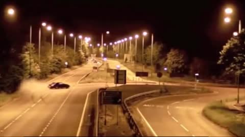 Late night highway drifting