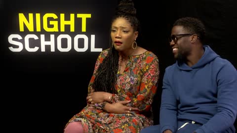 Kevin Hart & Tiffany Haddish Play Try Not To Laugh | Night School | MTV Movies