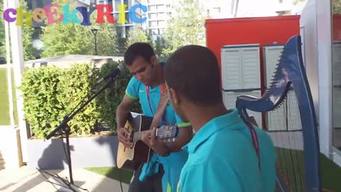 Brazil 2012 Olympic Football Team Singing