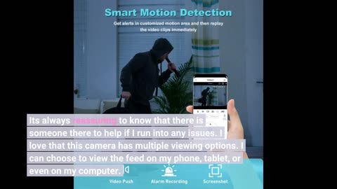 Indoor Camera, Cameras for Home Security with Night Vision, Pet Camera with Phone App, 1080P In...