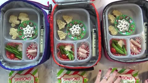 Christmas School Lunch Ideas for KIDS | JK, K, 1st grade, 2nd Grade | 🎄 Bunches of Lunches
