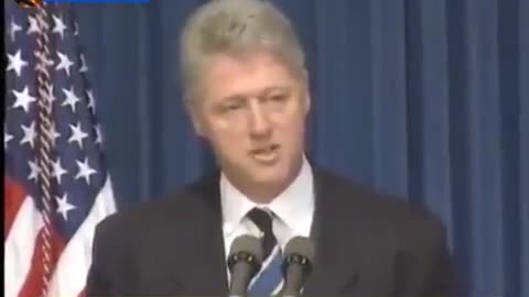 Écoutez Bill Clinton en 1995 Le peuple sert de cobaye à son insu : rien n'a changé !