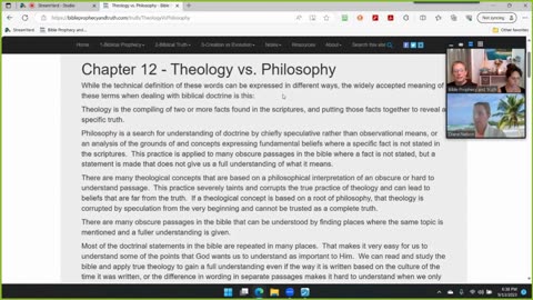 LIVE Wed at 6:30pm EST - Theology vs Philosophy