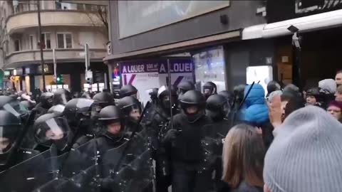 Luxembourg - Police being aggressive with Freedom Protests