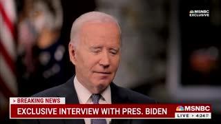 Biden falls asleep during MSNBC interview