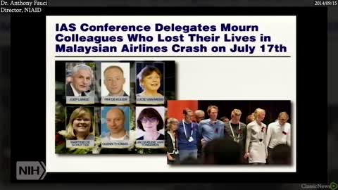 Dr. Fauci: Top AIDs Scientists Killed in Malaysian Airliner Shot Down over Ukraine