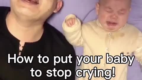 How to make the baby stop crying