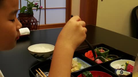 170808 Japan Kyoto: KAISEKI Lunch in a Michelin Star Restaurant HANA Kitcho