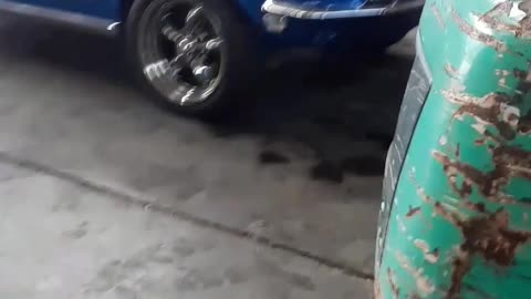 How not to start a nice car!
