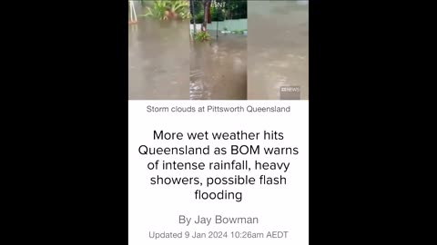 Chaos In Queensland Australia Weather WARNING GO OUT!