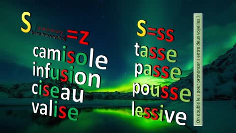 Learn French : how to pronounce the s between two vowels (a e i o u y)