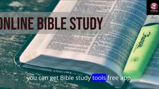 Bible Study Tools You Can Get For FREE
