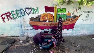 Israelis, Gazans seek shelter on both sides of conflict