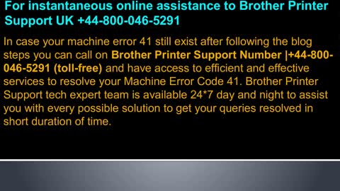 8000465291 How to fix Brother Printer Machine Error Code 41?