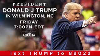 LIVE: President Donald J. Trump in Wilmington, NC