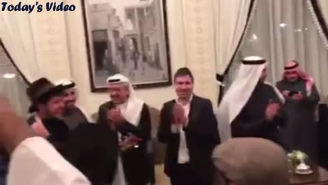Jews and muslims are enjoying a party in Bahrain
