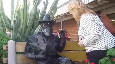 Statue prank funniest reactions!