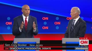 Dem debates: Book and Biden clash over criminal justice