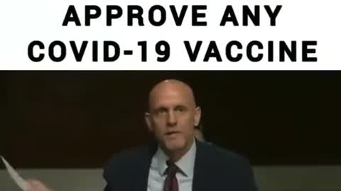 FDA Will firmly Reject Authorizing approval for any Covid Vaccine….👊