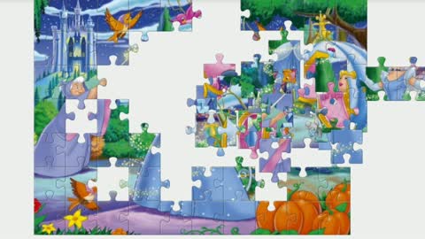 Puzzle. Cinderella is going to the ball.