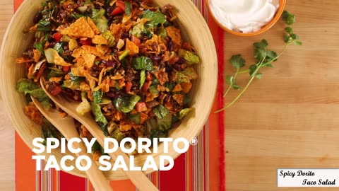 Spicy Dorito Taco Salad