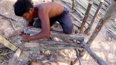 Building The Most Amazing Modern Waris Villa By Primitive Technology [Part 1 ]