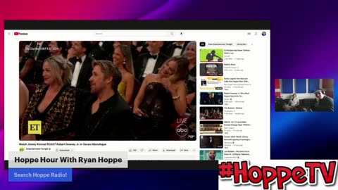 HoppeTV: Ryan Hoppe Slams The Academy Awards And The Hack Known As Jimmy Kimmel