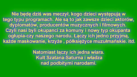 THE VOICE OF POLAND część 1- KULT SZATANA-SATURNA (USTAWKA)