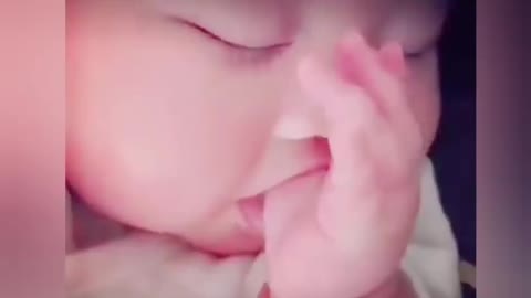 cute baby eating finger😍😍😍