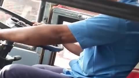 Bus Driver In India Nearly Falls Asleep At The Wheel