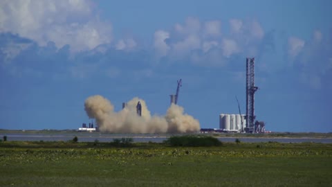 SpaceX Starship Six Raptor Engine Static Fire